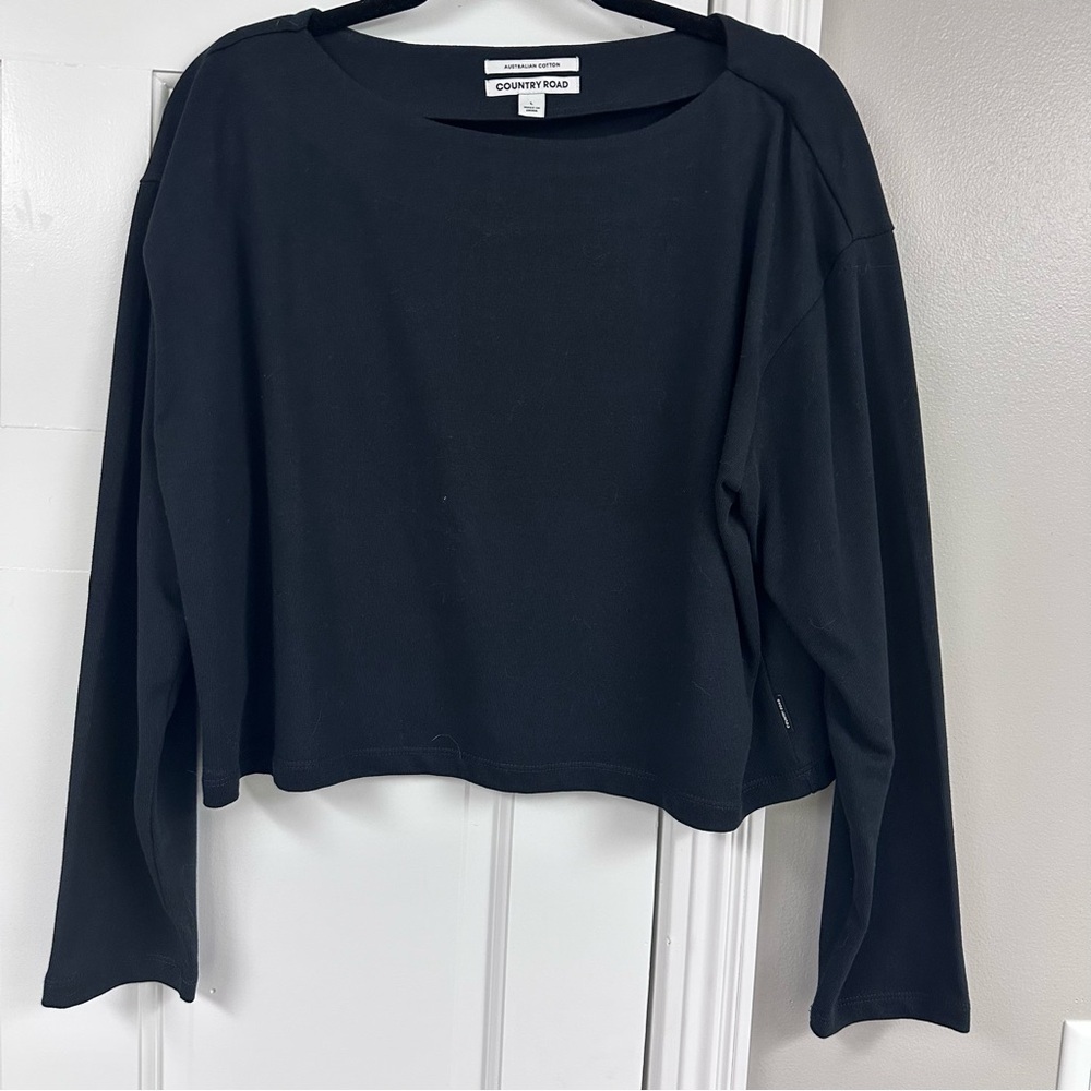 Country Road Australia Boat Neck Long Sleeve Top Set of 3 Size Large - Picture 5 of 14
